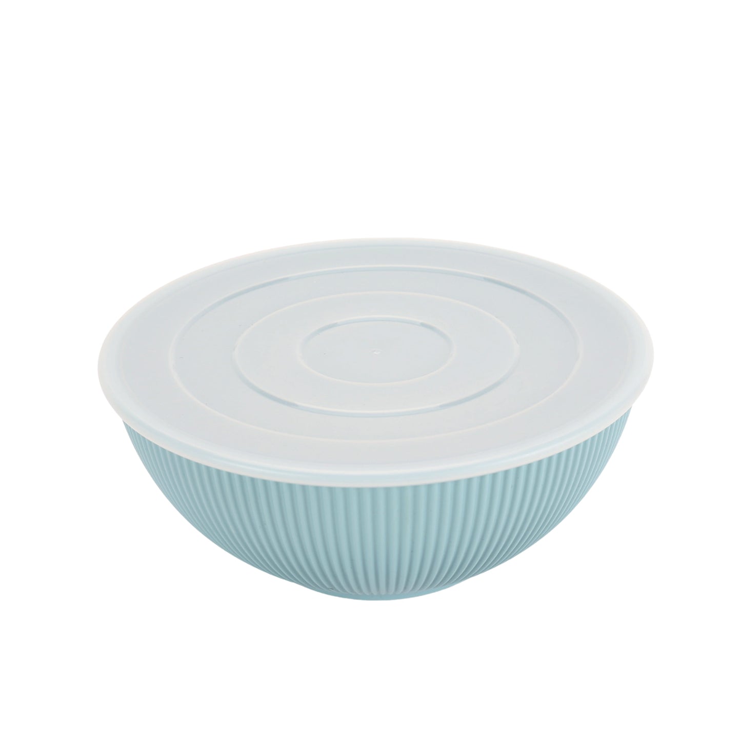 - Blue 4-Piece Eco-Friendly Recycled Plastic Serve Bowl Set